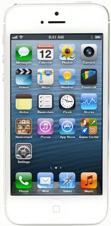 Смартфон Apple iPhone 5 32Gb White & Silver - Губкин